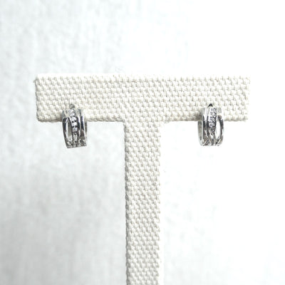 【SE230501】Sterling Silver Huggie Earrings
