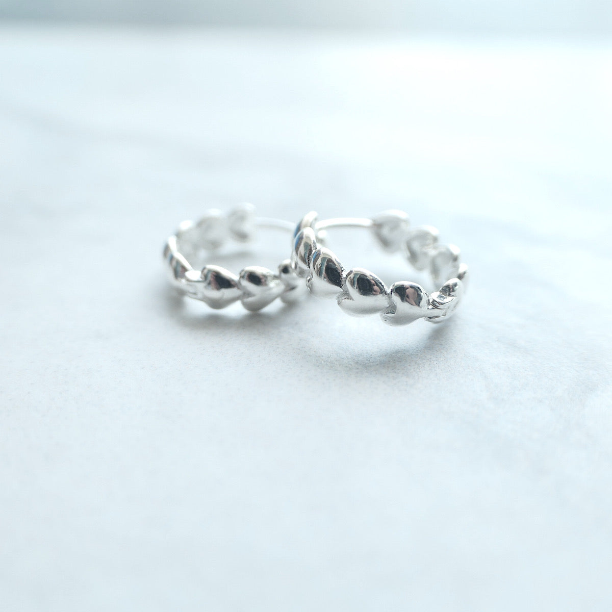 【SE230602】Sterling Silver Hoop Earrings
