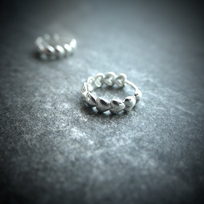 【SE230602】Sterling Silver Hoop Earrings
