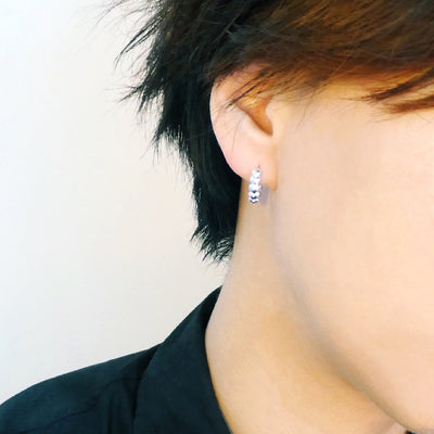 【SE230602】Sterling Silver Hoop Earrings
