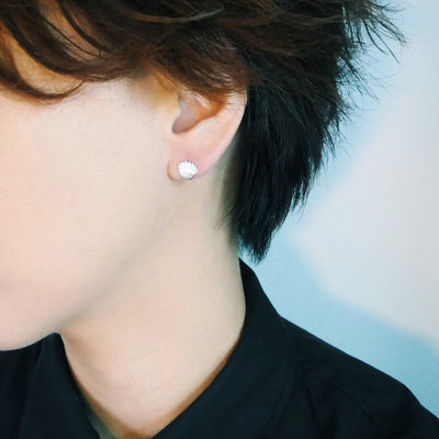 【SE230603】Sterling Silver Huggie Earrings
