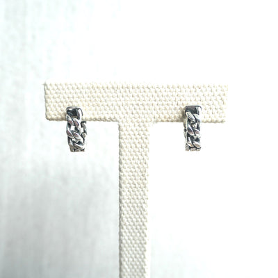 【SE230611】Sterling Silver Huggie Earrings
