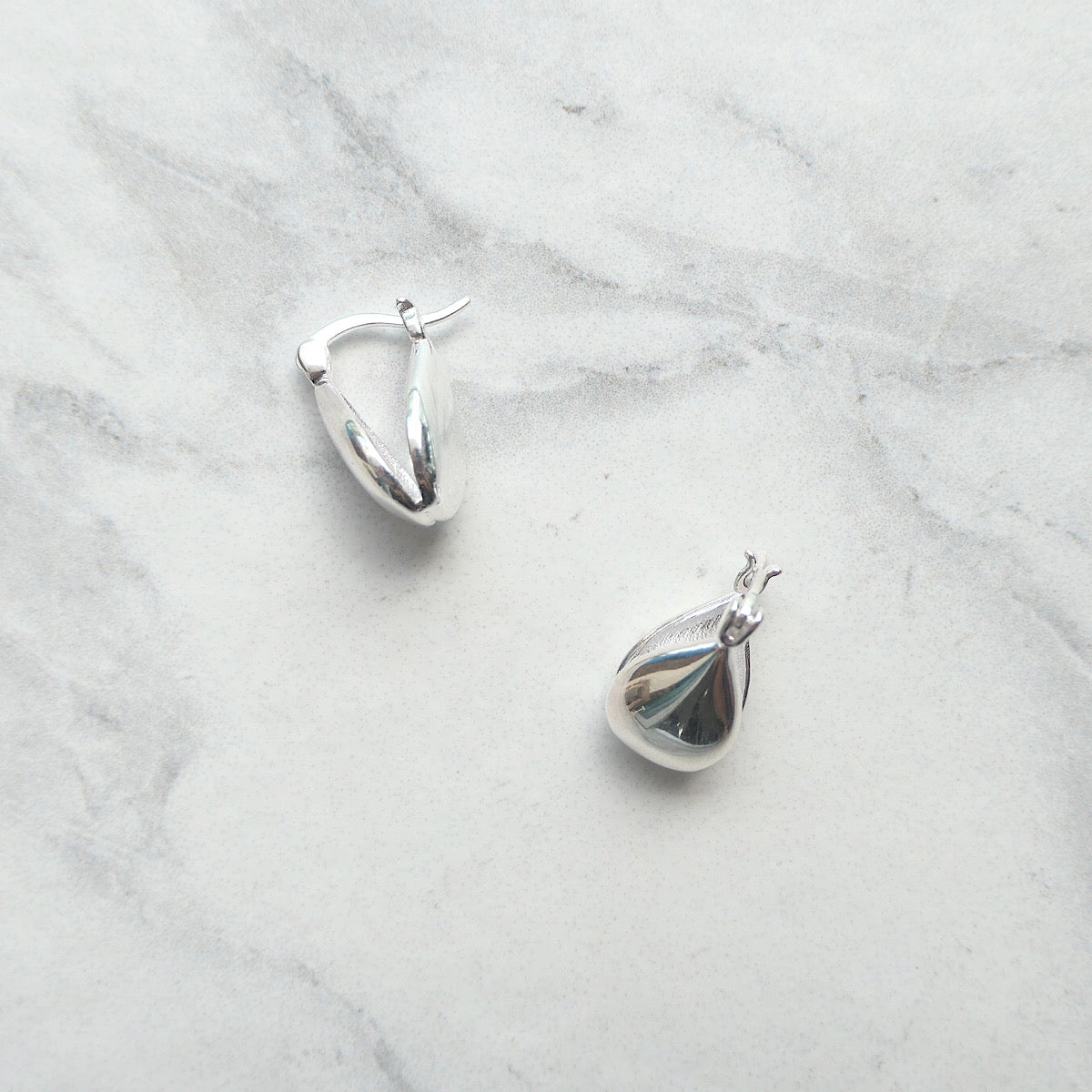 【SE230616】Sterling Silver Hoop Earrings
