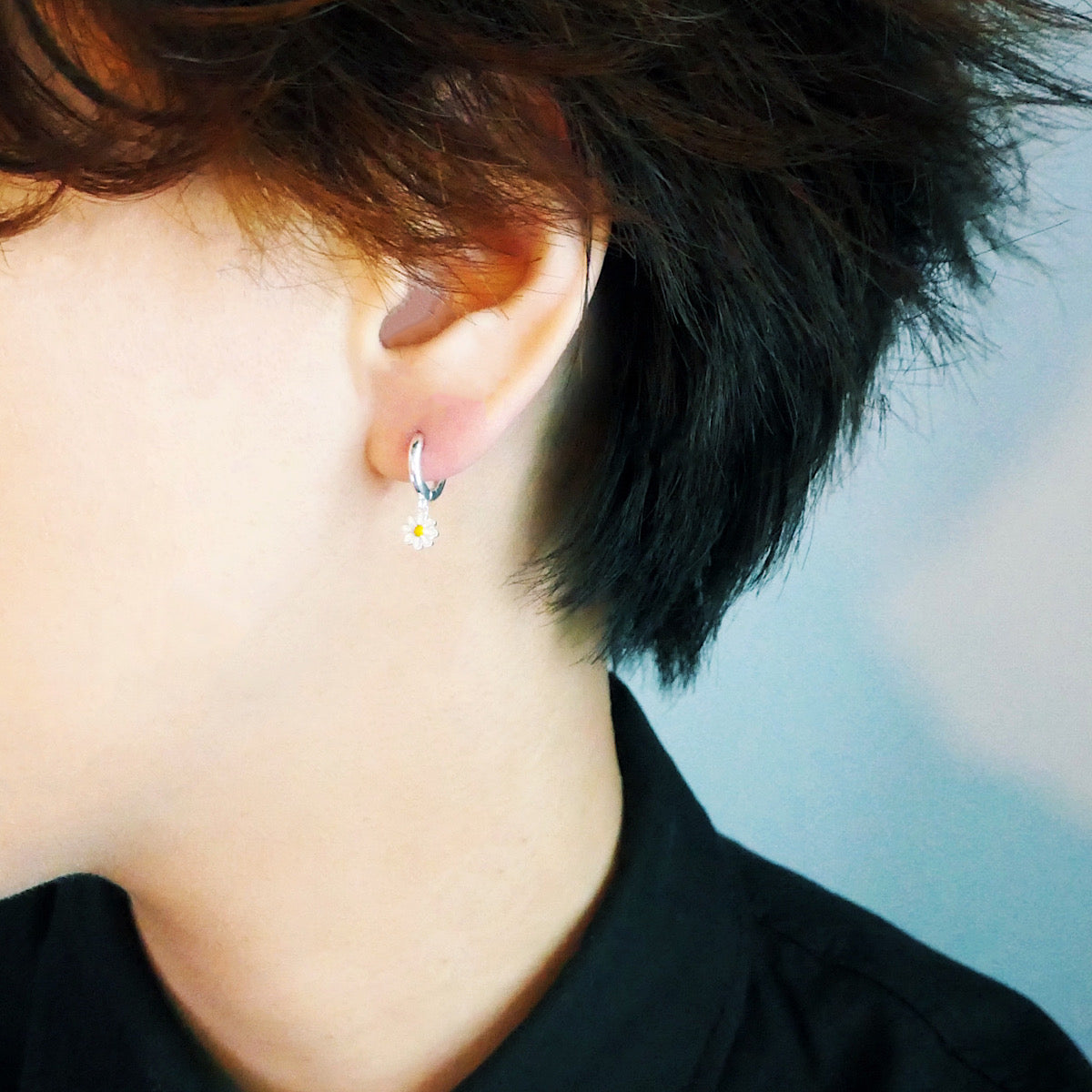 【SE230620】 Sterling Silver Dangle Earrings
