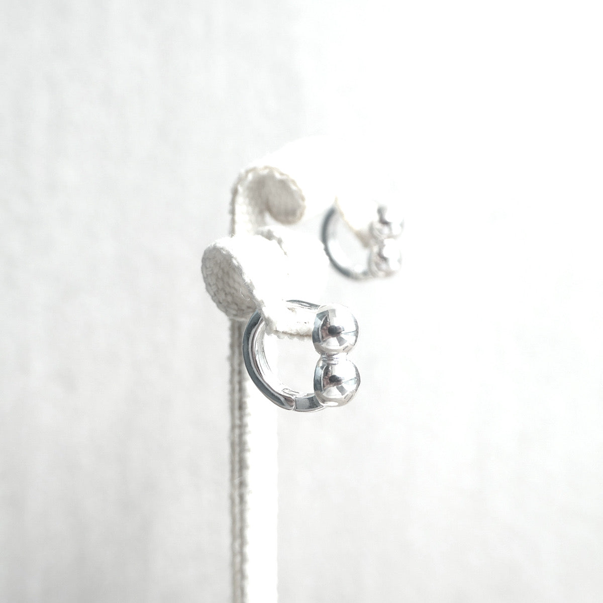 【SE230707】Sterling Silver Hoop Earrings
