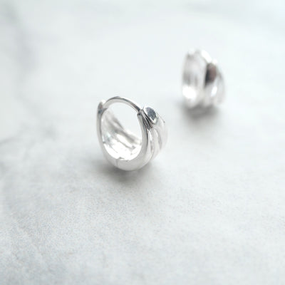 【SE230706】Sterling Silver Hoop Earrings
