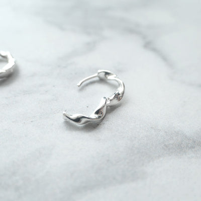 【SE230702】Sterling Silver Hoop Earrings
