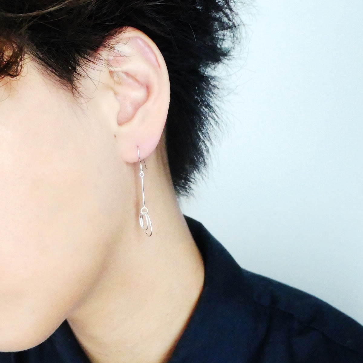 【SE230909】Sterling Silver Dangle Earrings