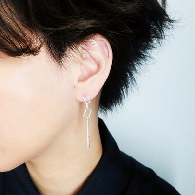 【SE230908】Sterling Silver Dangle Earrings