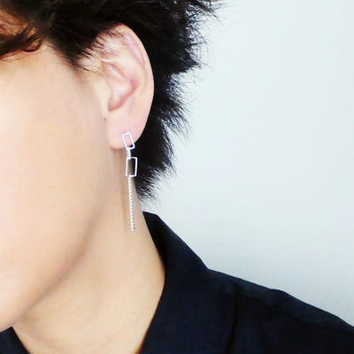 【SE230908】Sterling Silver Dangle Earrings