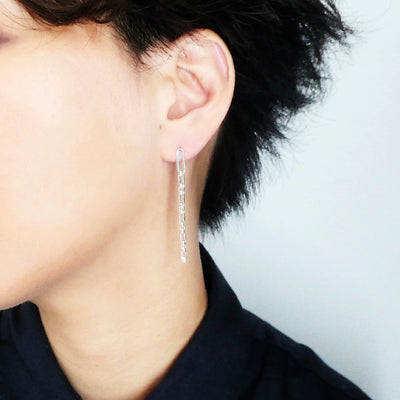 【SE230904】Sterling Silver Dangle Earrings