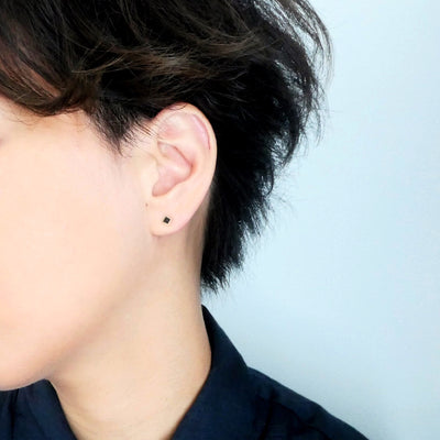 【GE230901】14K Gold Stud Earrings 