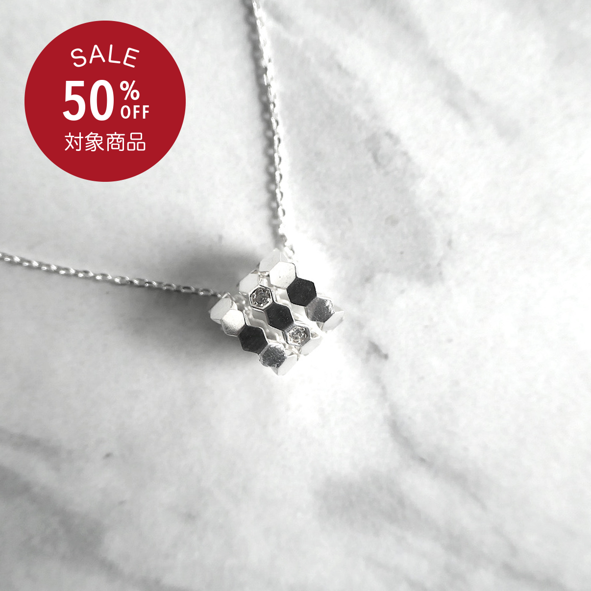 【SN220201】Sterling Silver Pendant Necklace