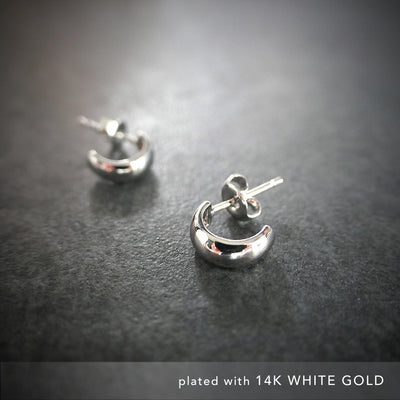 【CS200605】 Sterling Silver Huggie Earrings