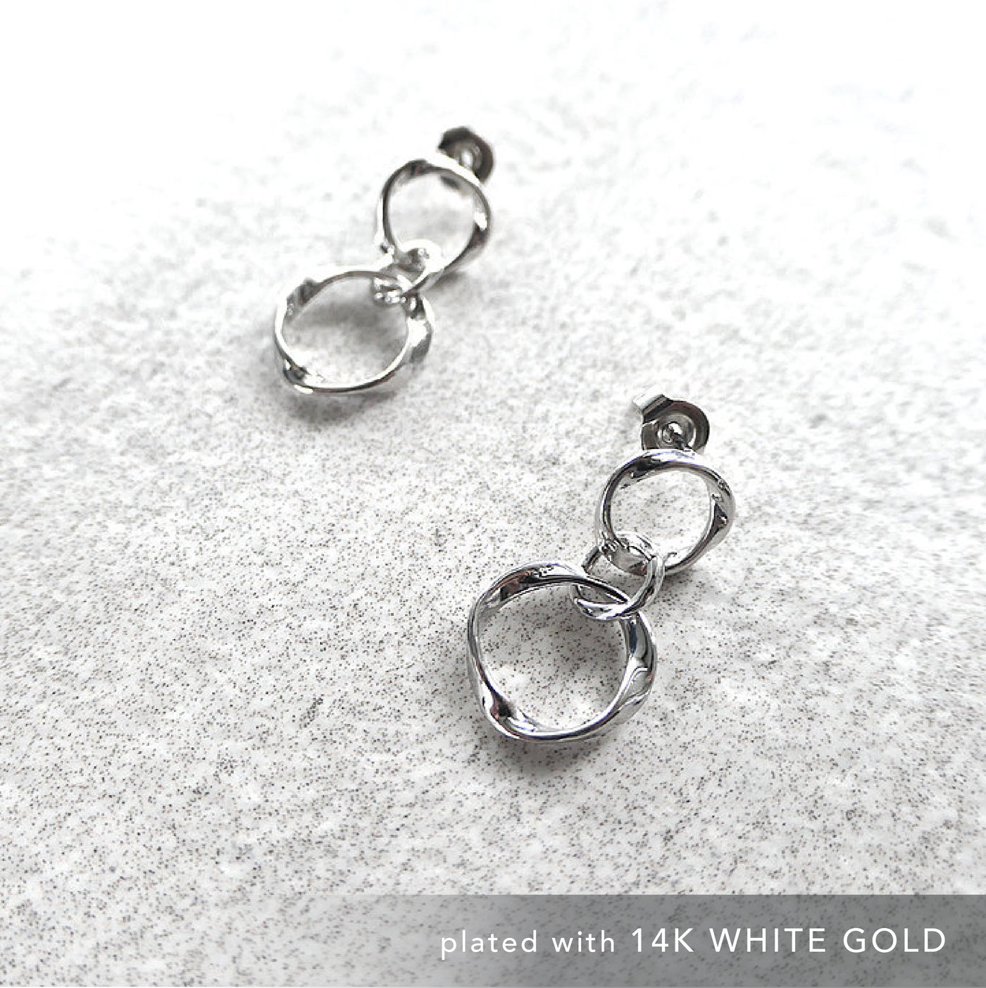 【SE210206】 Sterling Silver Dangle Earrings 