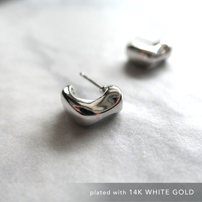 【CS200308】 Sterling Silver Huggie Earrings