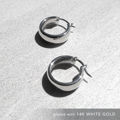 【CS201209】 Sterling Silver Hoop Earrings