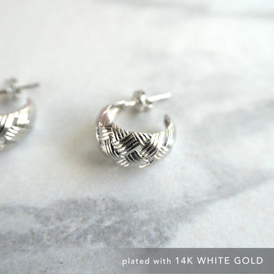 【CS200806】 Sterling Silver Hoop Earrings