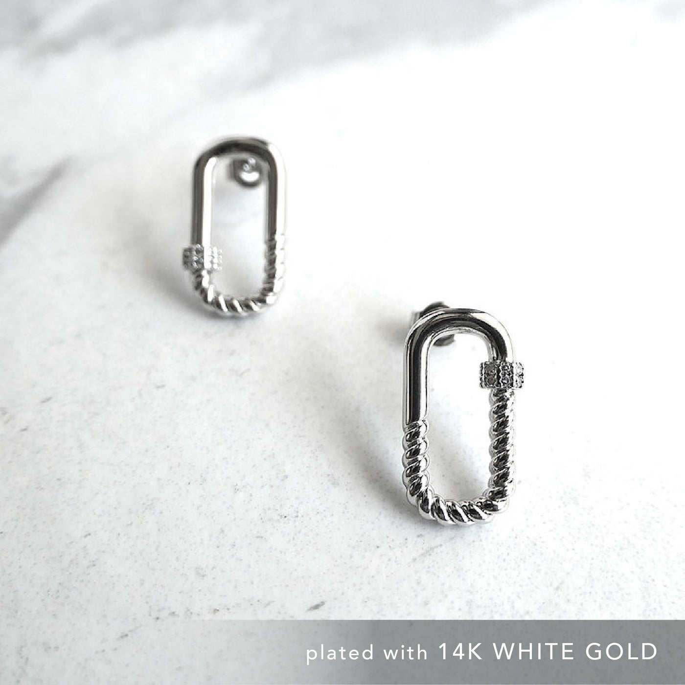 【CS201005】 Sterling Silver Stud Earrings