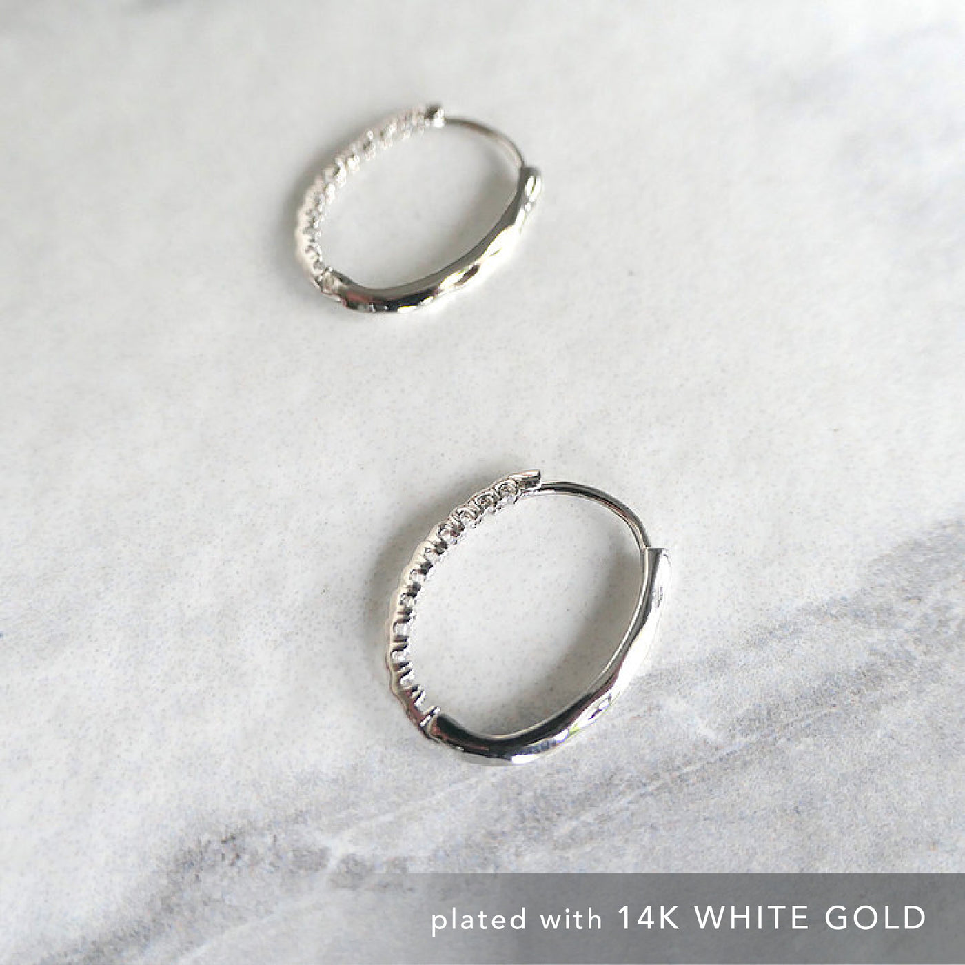 【CS200602】 Sterling Silver Hoop Earrings