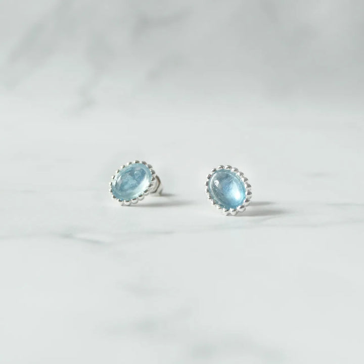 アクアマリン スタッドピアス(シルバー925)| SMUK公式通販 アクアマリン スタッドピアス(シルバー925)| SMUK公式通販
