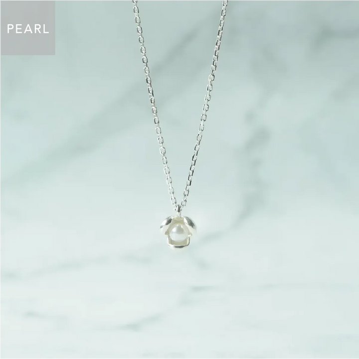 フラワーパールネックレス｜925シルバー 天然パール 6月誕生石｜SMUK
