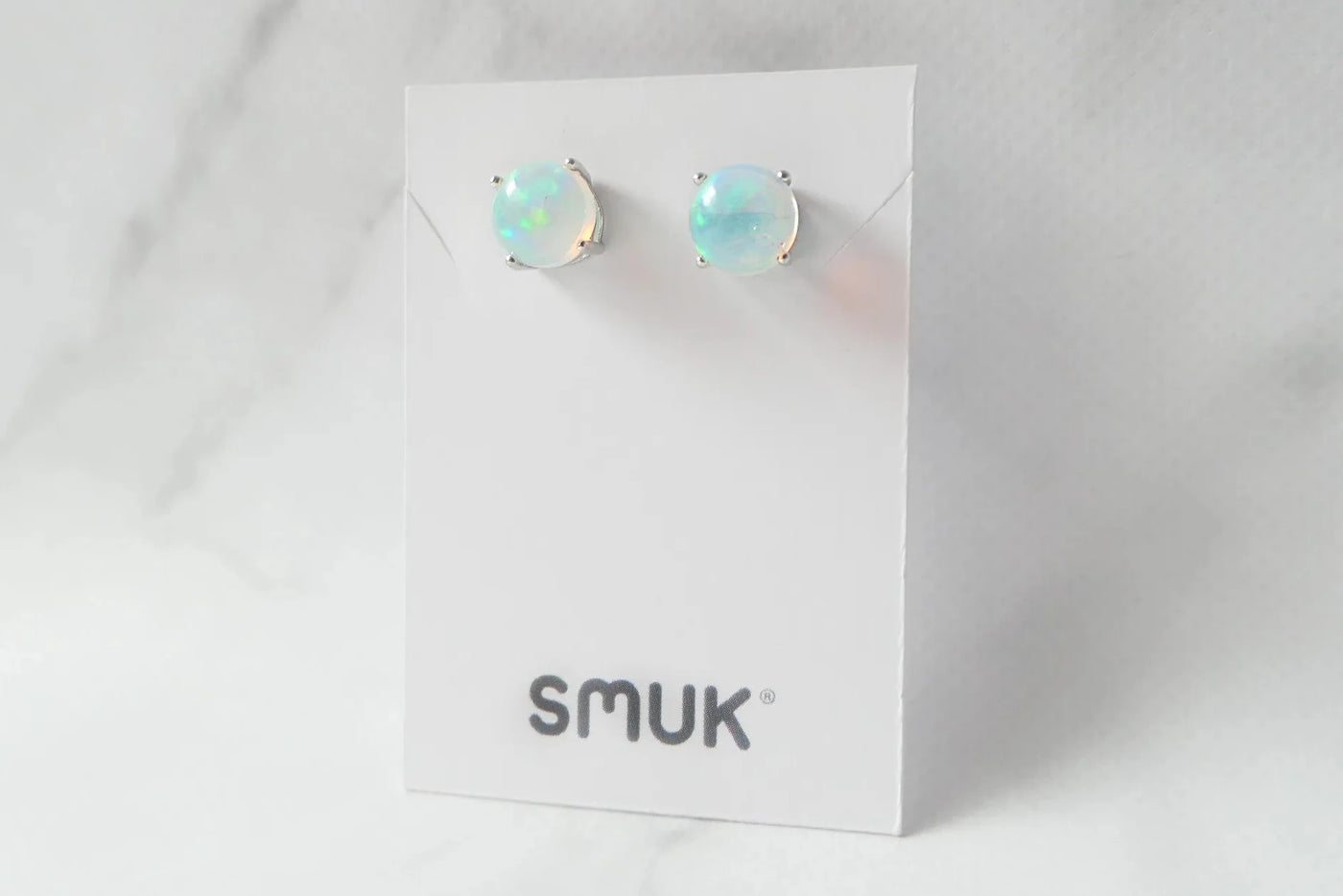 オパール ピアス(ラウンド)エチオピア産・非加熱|SMUK オパール ピアス(ラウンド)エチオピア産・非加熱|SMUK