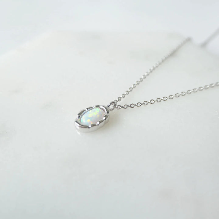 オパール ネックレス（シルバー925／ロジウムプレーティング） | SMUK