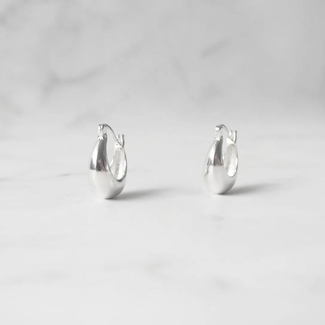 シルバー925 フープピアス シルバーフープピアス - IBUQUI 下北沢にあるオーガニック