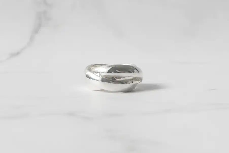 Triple Loop Ring – 925 Sterling Silver | SMUK OFFICIAL