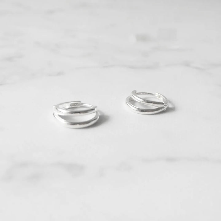 ツインライン フープピアス（シルバー925）| SMUK公式通販