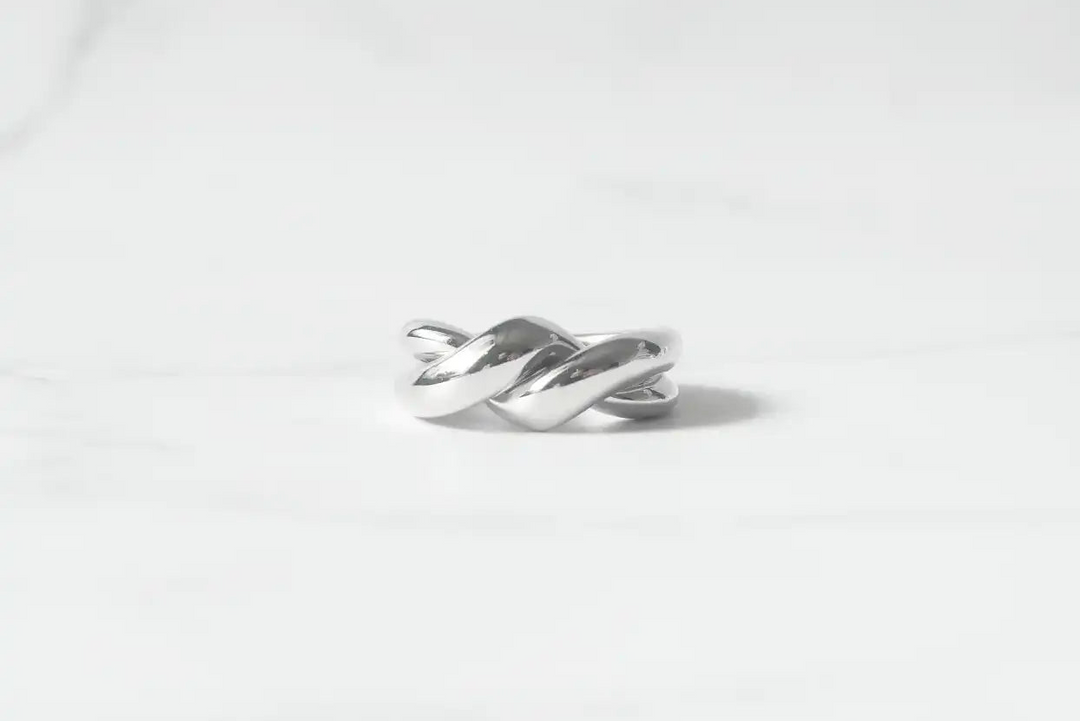 SILVER925製品　リング２つセット ツインリンクデザイン リング（シルバー925）｜SMUK公式通販