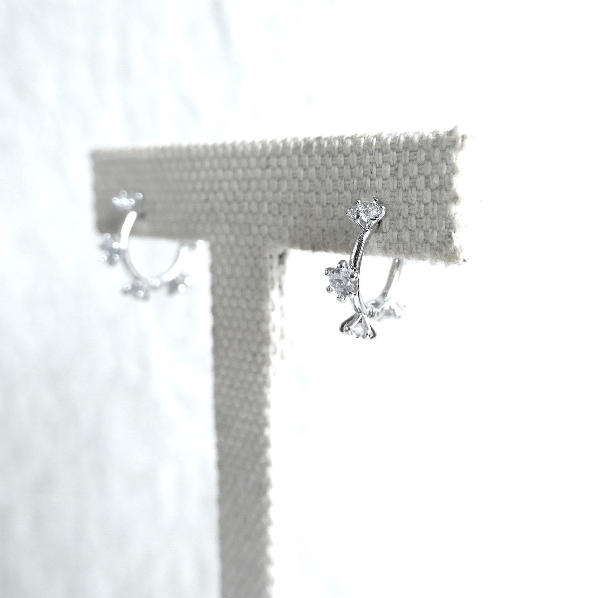 【SE220801】 Sterling Silver Huggie Earrings
