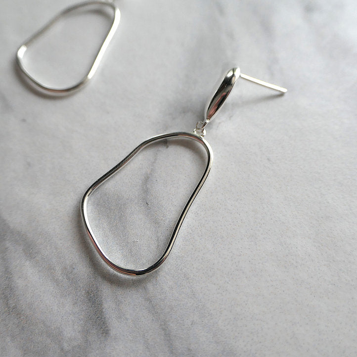 【CS200314】 Sterling Silver Dangle Earrings