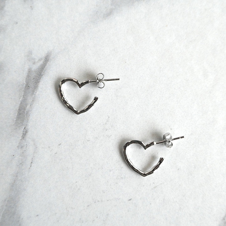 【CS200110】Sterling Silver Hoop Earrings