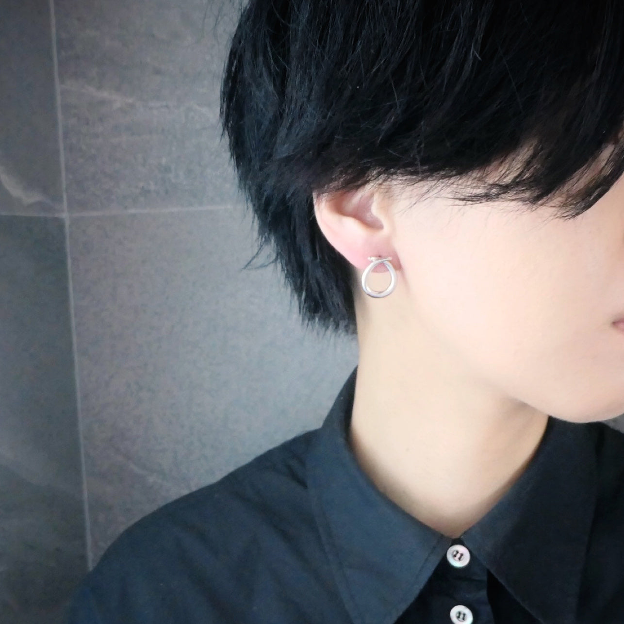 【CS191215】Sterling Silver Stud Earrings