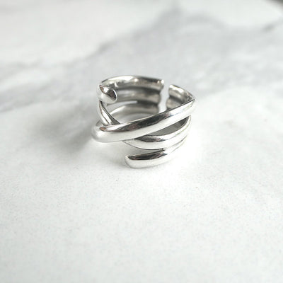 【RN200902】Sterling Silver Ring Free Size