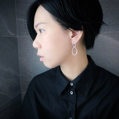 【CS191040】Sterling Silver Dangle Earrings