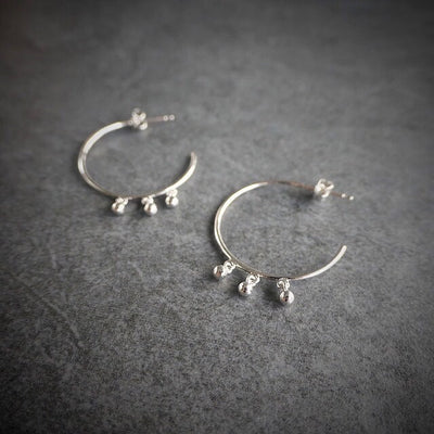 【CS200108】Sterling Silver Dangle Earrings