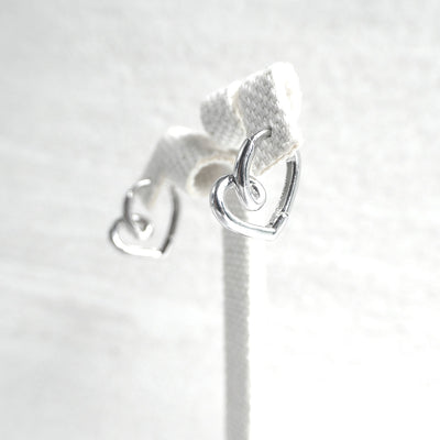 【SE221110】Sterling Silver Hoop Earrings
