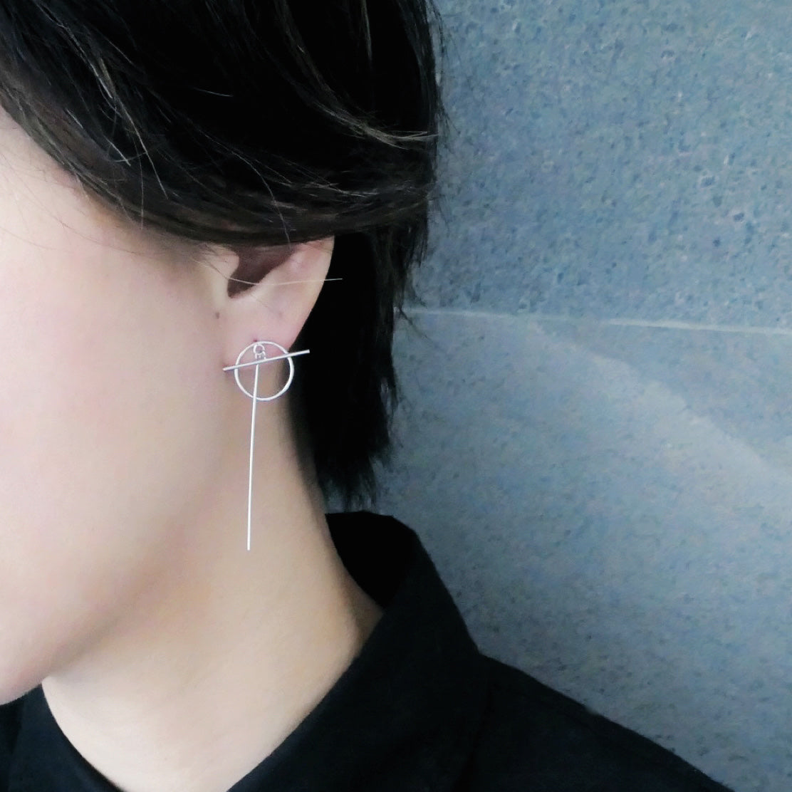 【SE220403】 Sterling Silver Dangle Earrings
