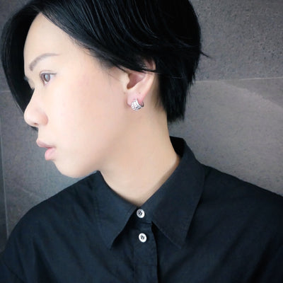 【CS200112】Sterling Silver Hoop Earrings