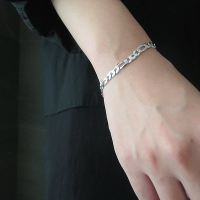 【SB210803】 Sterling Silver Chain Bracelet