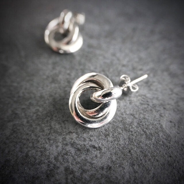 【CS191021】 Sterling Silver Stud Earrings