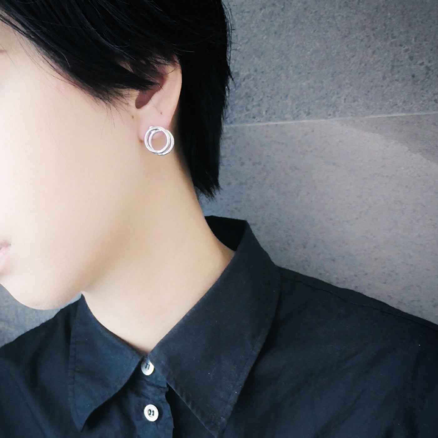 【SE211103】 Sterling Silver Stud Earrings
