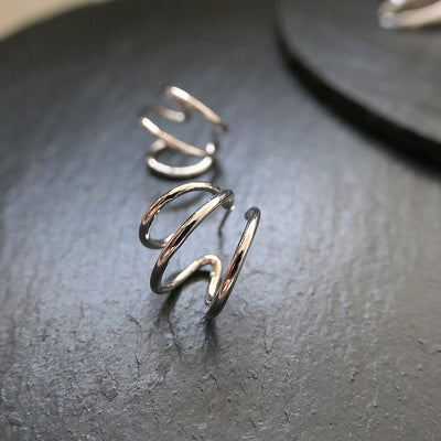 【CS200202】Sterling Silver Hoop Earrings