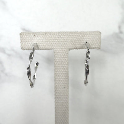 【CS210703】 Sterling Silver Hoop Earrings