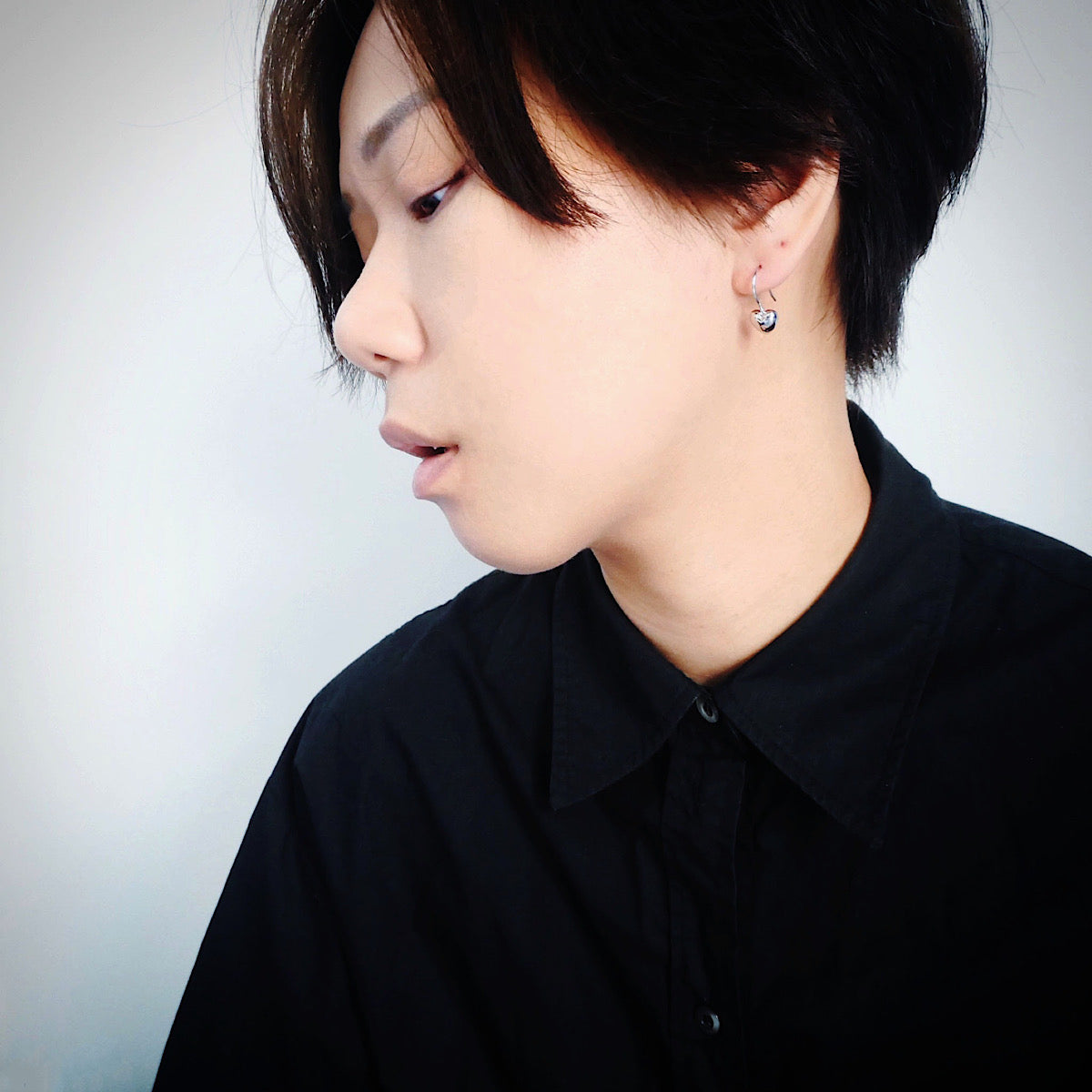 【SE230201】 Sterling Silver Hook Earrings