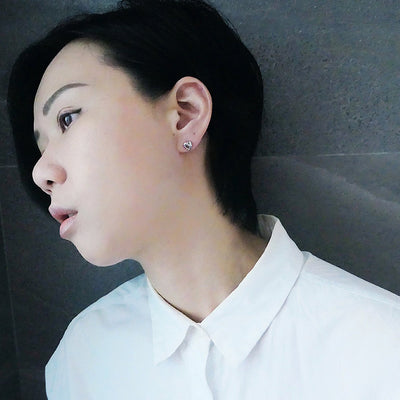 【CS210706】 Sterling Silver Stud Earrings
