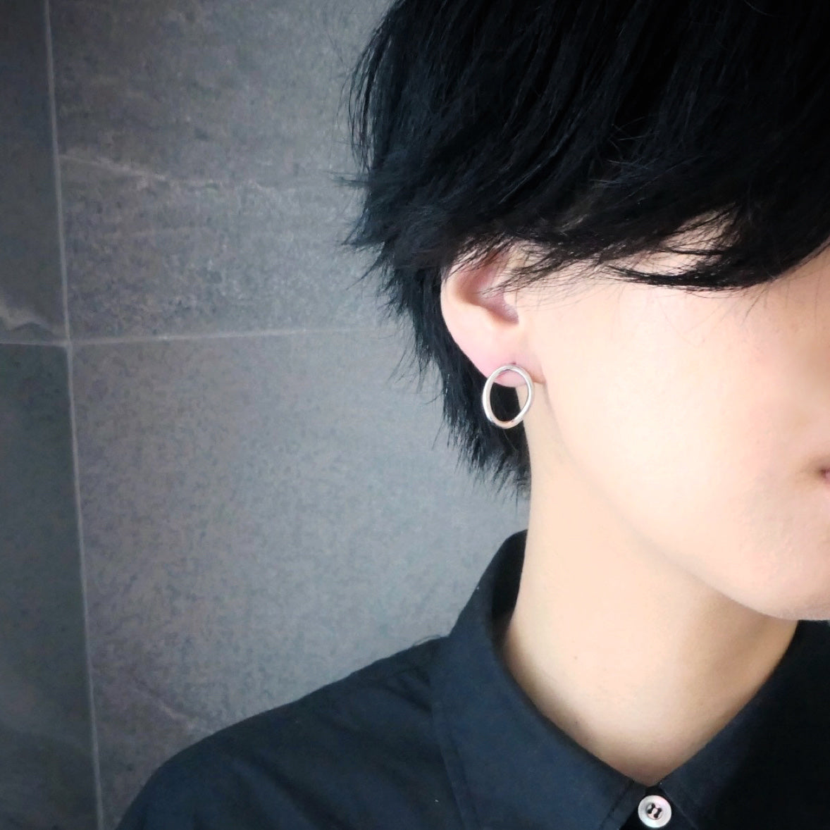 【CS191001】 Sterling Silver Stud Earrings